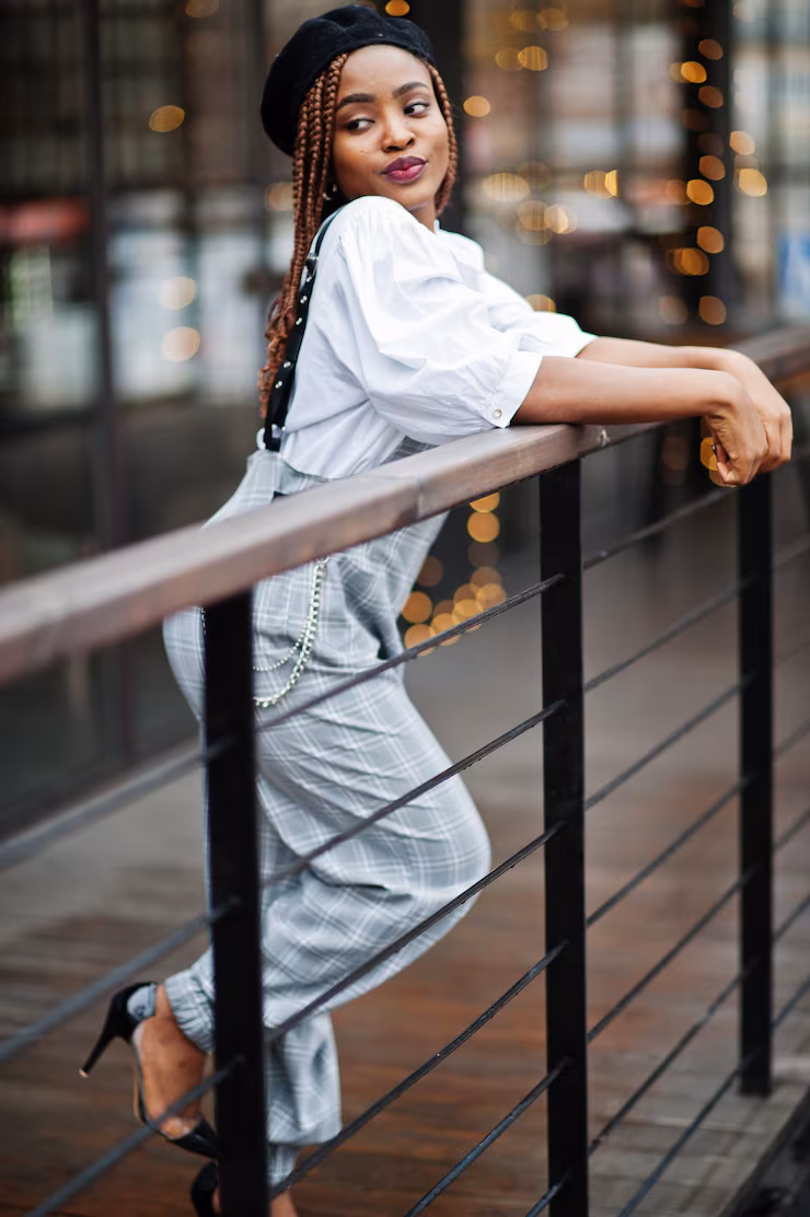 african-american-woman-overalls-beret-posed-outdoor-terrace-with-christmas-decorations-garland_627829-6932