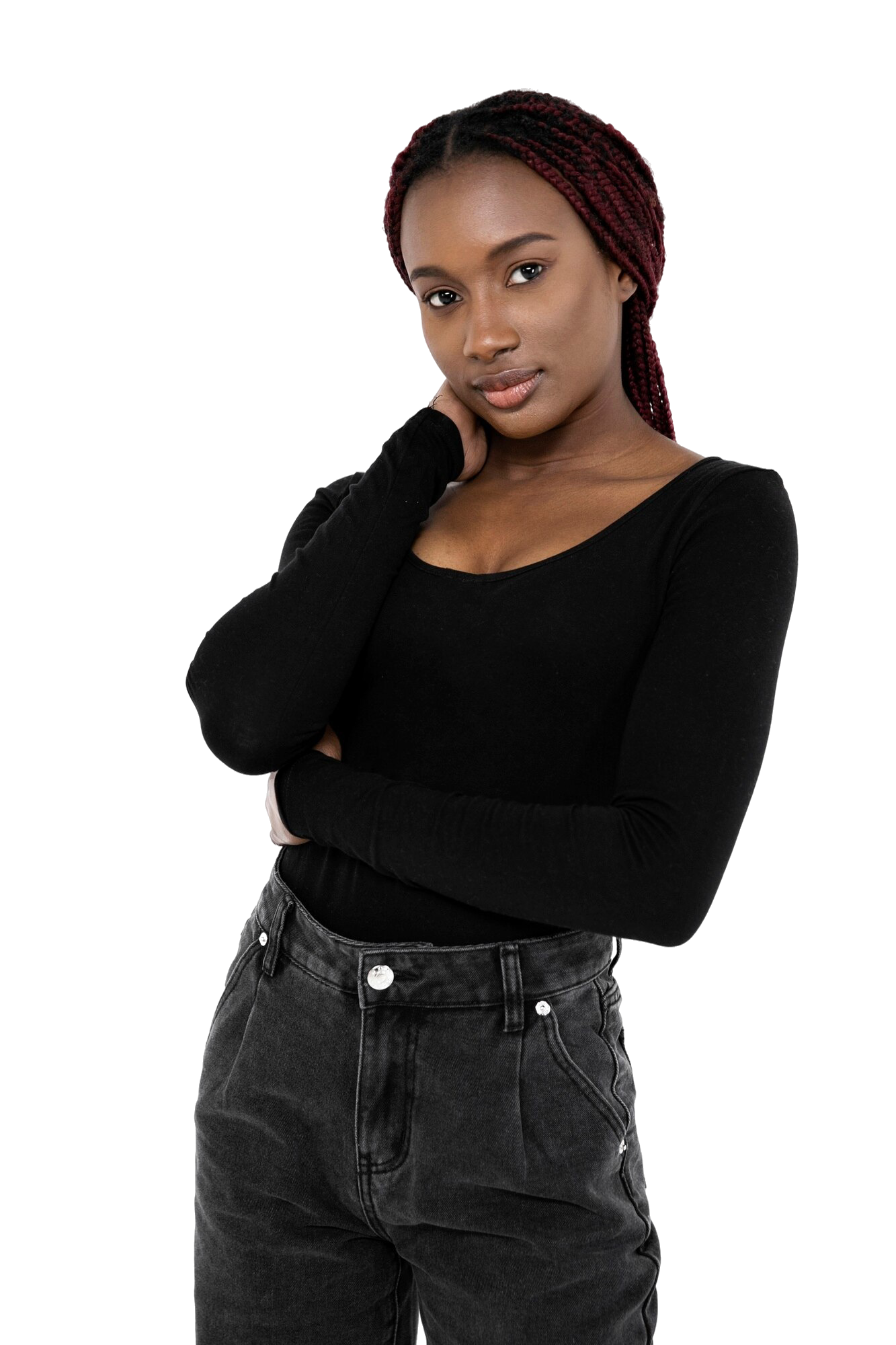 woman-wearing-blank-shirt-medium-shot